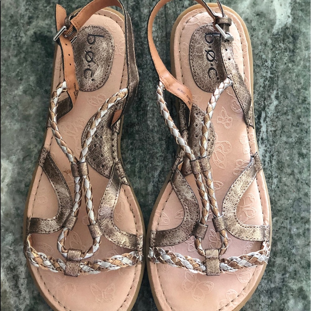USED—BOC braided Butterfly Sandals
